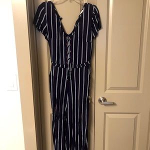 Striped Jumpsuit